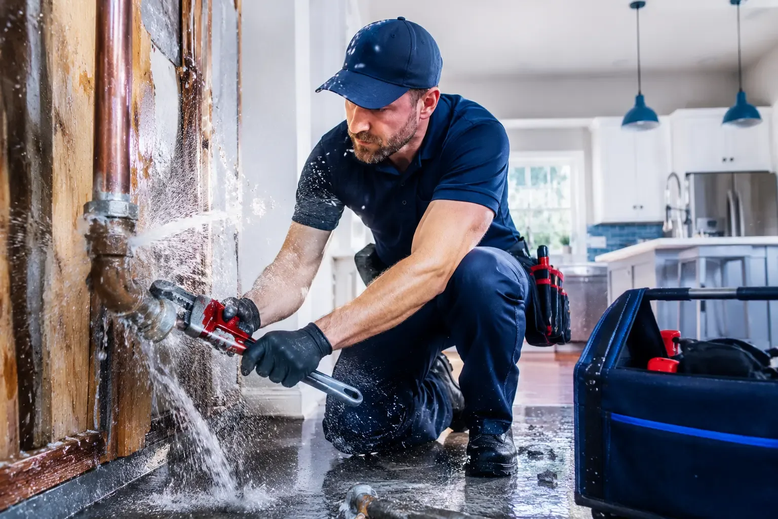 Local emergency pipe repair professionals in Majestic, KY